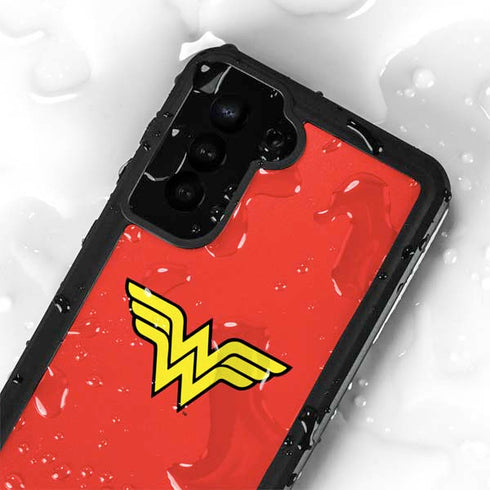 DC Comics Wonder Woman Classic Logo Galaxy S24 Waterproof Case