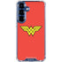 DC Comics Wonder Woman Classic Logo Galaxy S25 Clear Case