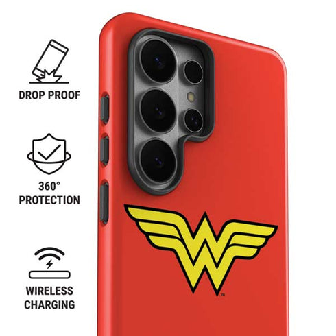 DC Comics Wonder Woman Classic Logo Galaxy S26 Ultra Impact Case