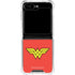 DC Comics Wonder Woman Classic Logo Galaxy Z Flip6 Clear Case