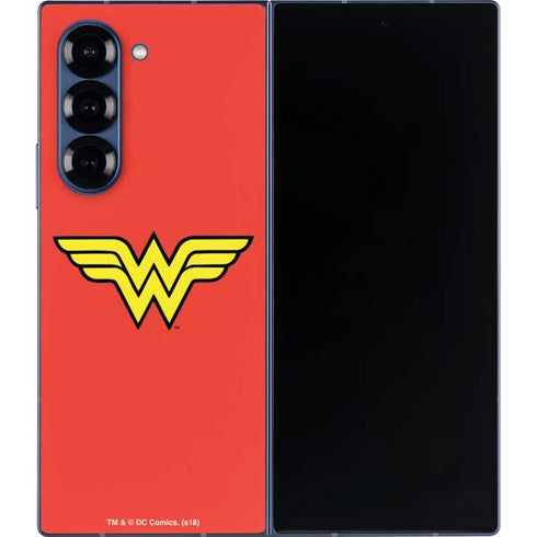 DC Comics Wonder Woman Classic Logo Galaxy Z Fold6 Skin