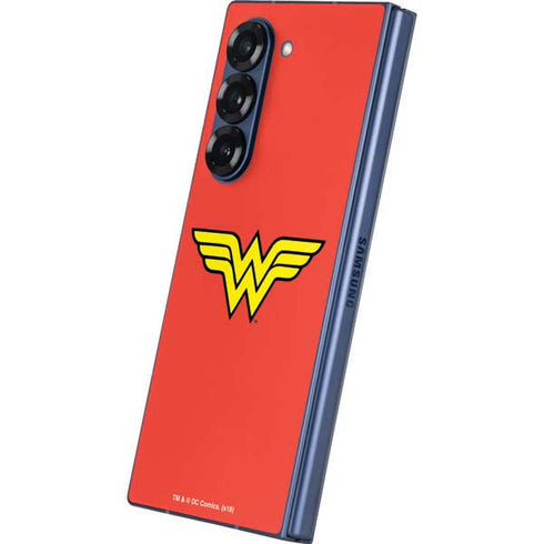 DC Comics Wonder Woman Classic Logo Galaxy Z Fold6 Skin