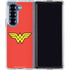 DC Comics Wonder Woman Classic Logo Galaxy Z Fold7 Clear Case