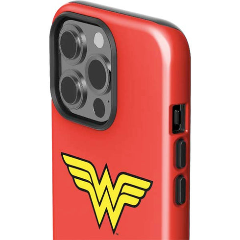 DC Comics Wonder Woman Classic Logo iPhone 15 Pro Impact Case