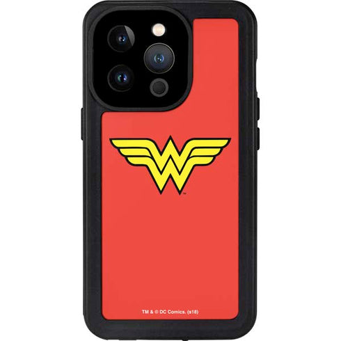 DC Comics Wonder Woman Classic Logo iPhone 15 Pro Waterproof Case