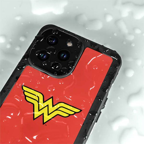 DC Comics Wonder Woman Classic Logo iPhone 15 Pro Waterproof Case