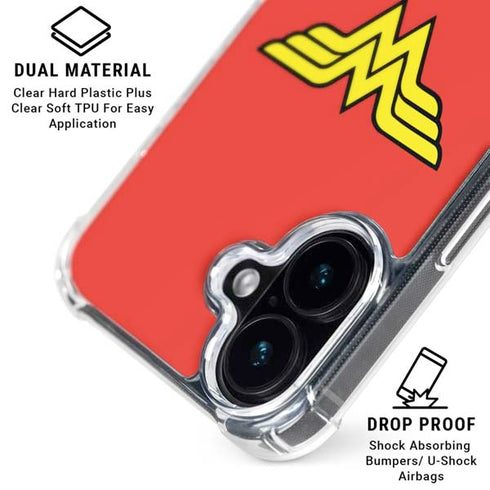 DC Comics Wonder Woman Classic Logo iPhone 16 MagSafe Case