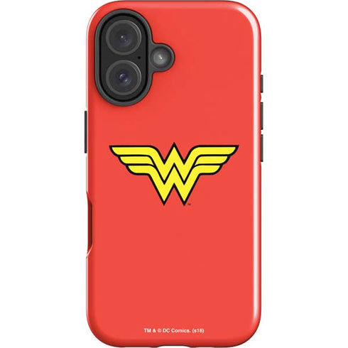 DC Comics Wonder Woman Classic Logo iPhone 16 Plus Impact Case