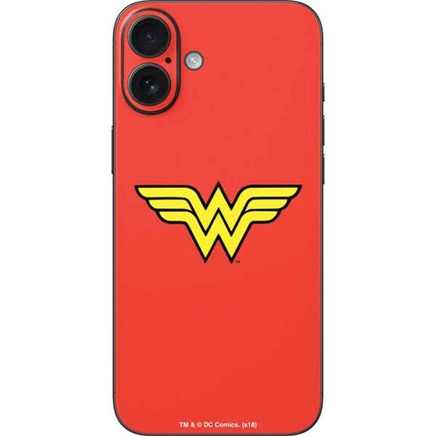 DC Comics Wonder Woman Classic Logo iPhone 16 Plus Skin