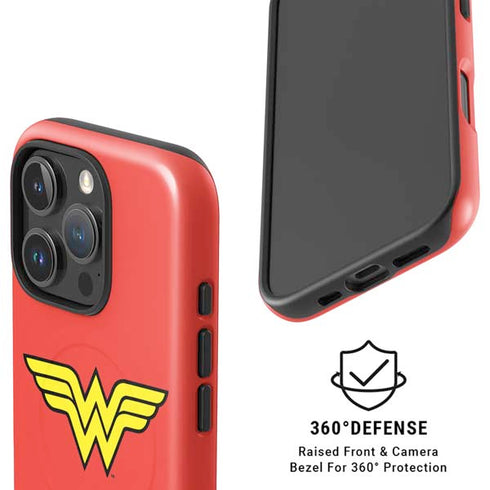 DC Comics Wonder Woman Classic Logo iPhone 16 Pro Magsafe Impact Case