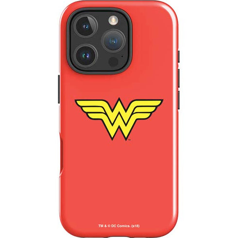 DC Comics Wonder Woman Classic Logo iPhone 16 Pro Max Impact Case