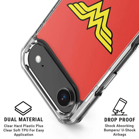 DC Comics Wonder Woman Classic Logo iPhone 17 Air Clear Case
