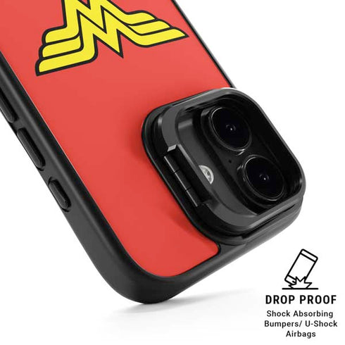 DC Comics Wonder Woman Classic Logo iPhone 17 Kickstand Case