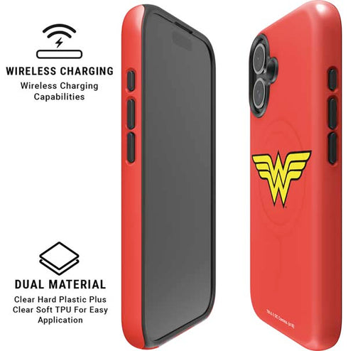 DC Comics Wonder Woman Classic Logo iPhone 17 Magsafe Impact Case