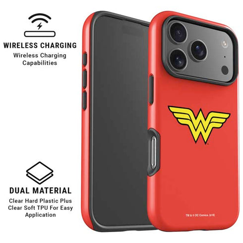 DC Comics Wonder Woman Classic Logo iPhone 17 Pro Magsafe Impact Case
