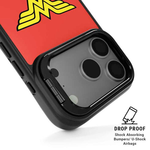 DC Comics Wonder Woman Classic Logo iPhone 17 Pro Max Kickstand Case