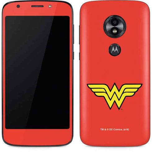 DC Comics Wonder Woman Classic Logo Moto E5 Play Skin