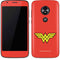 DC Comics Wonder Woman Classic Logo Moto E5 Play Skin