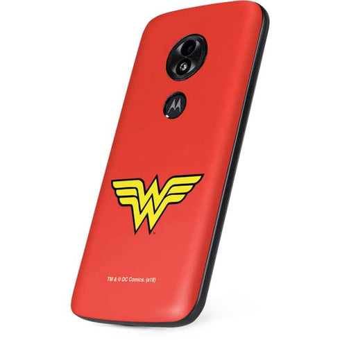 DC Comics Wonder Woman Classic Logo Moto E5 Play Skin