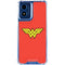 DC Comics Wonder Woman Classic Logo Moto G Play 4G (2024) Clear Case