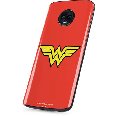 DC Comics Wonder Woman Classic Logo Moto G6 Skin