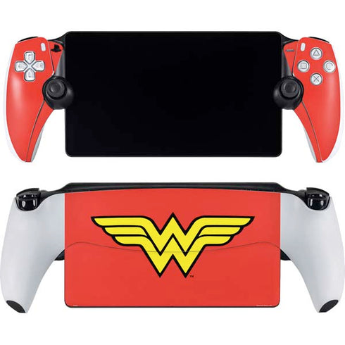DC Comics Wonder Woman Classic Logo PlayStation Portal Remote Player Skin