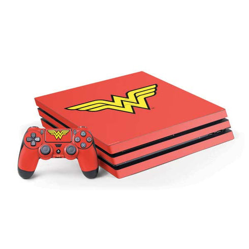 DC Comics Wonder Woman Classic Logo PlayStation PS4 Skins