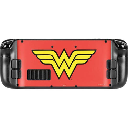 DC Comics Wonder Woman Classic Logo Steam Deck Handheld Gaming Computer OLED Skin