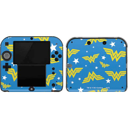 DC Comics Wonder Woman Pattern Nintendo 2DS Skin