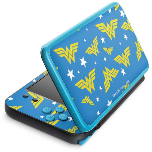 DC Comics Wonder Woman Pattern Nintendo Skins