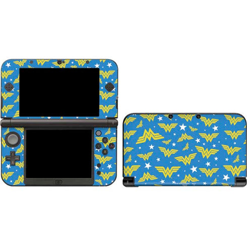 DC Comics Wonder Woman Pattern Nintendo Skins