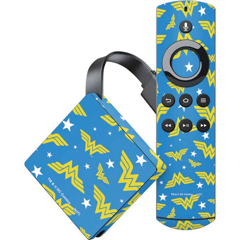 DC Comics Wonder Woman Pattern Amazon Fire TV Skin