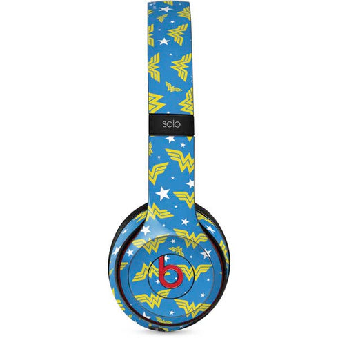 DC Comics Wonder Woman Logo Pattern Beats Solo 3 Wireless Skin