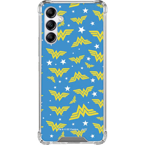 DC Comics Wonder Woman Pattern Gabb Phone 4 Clear Case