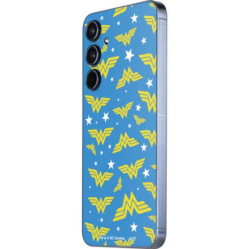DC Comics Wonder Woman Pattern Galaxy A35 5G Skin