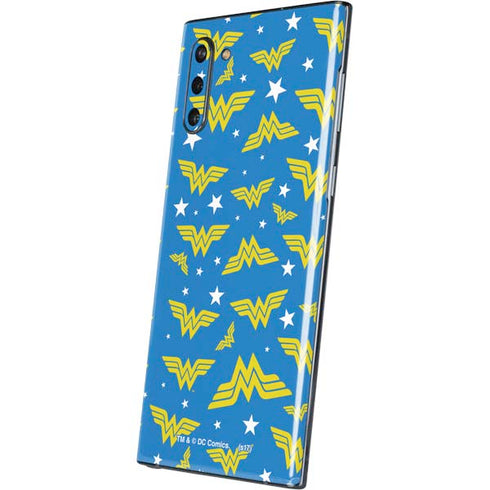 DC Comics Wonder Woman Pattern Galaxy Note 10 Skin