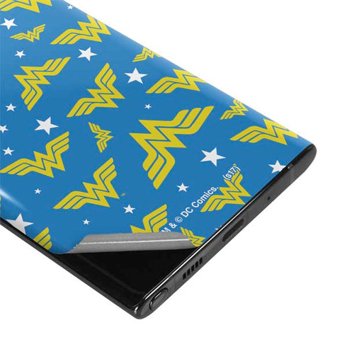 DC Comics Wonder Woman Pattern Galaxy Note 10 Skin