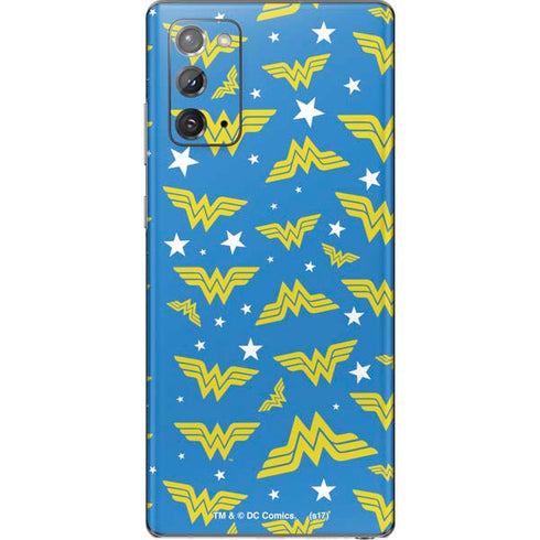 DC Comics Wonder Woman Pattern Galaxy Note20 5G Skin