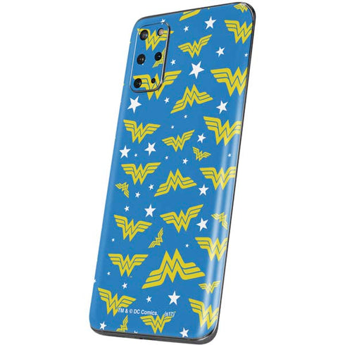 DC Comics Wonder Woman Pattern Galaxy S20 Plus Skin