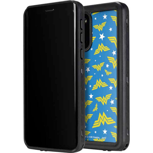 DC Comics Wonder Woman Pattern Galaxy S20 Plus Waterproof Case