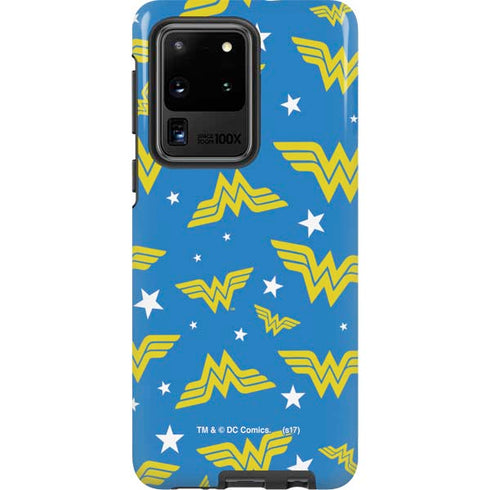 DC Comics Wonder Woman Pattern Galaxy S20 Ultra 5G Pro Case