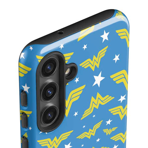 DC Comics Wonder Woman Pattern Galaxy S25 Impact Case