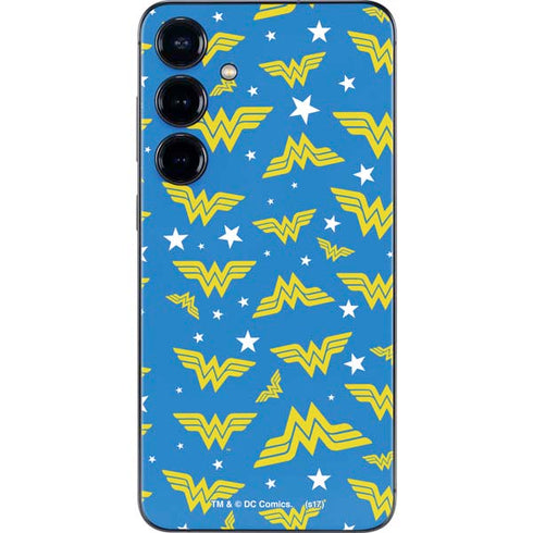 DC Comics Wonder Woman Pattern Galaxy S24 Plus Skin
