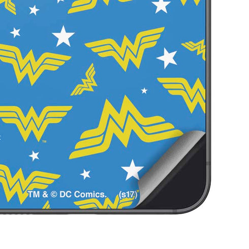 DC Comics Wonder Woman Pattern Galaxy S24 Plus Skin