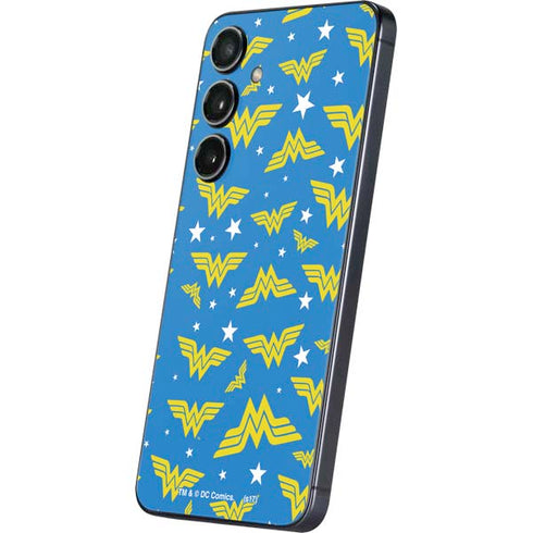 DC Comics Wonder Woman Pattern Galaxy S24 Skin