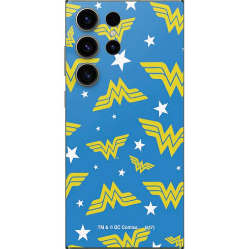 DC Comics Wonder Woman Pattern Galaxy S24 Ultra Skin