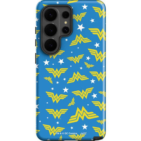 DC Comics Wonder Woman Pattern Galaxy S26 Ultra Impact Case