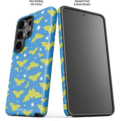 DC Comics Wonder Woman Pattern Galaxy S26 Ultra Impact Case