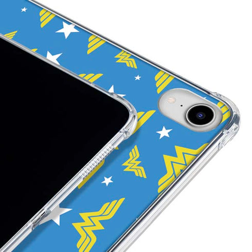 DC Comics Wonder Woman Pattern iPad 11th Gen (2025) Clear Case