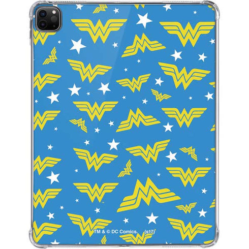 DC Comics Wonder Woman Pattern iPad Pro 11in (2024) Clear Case